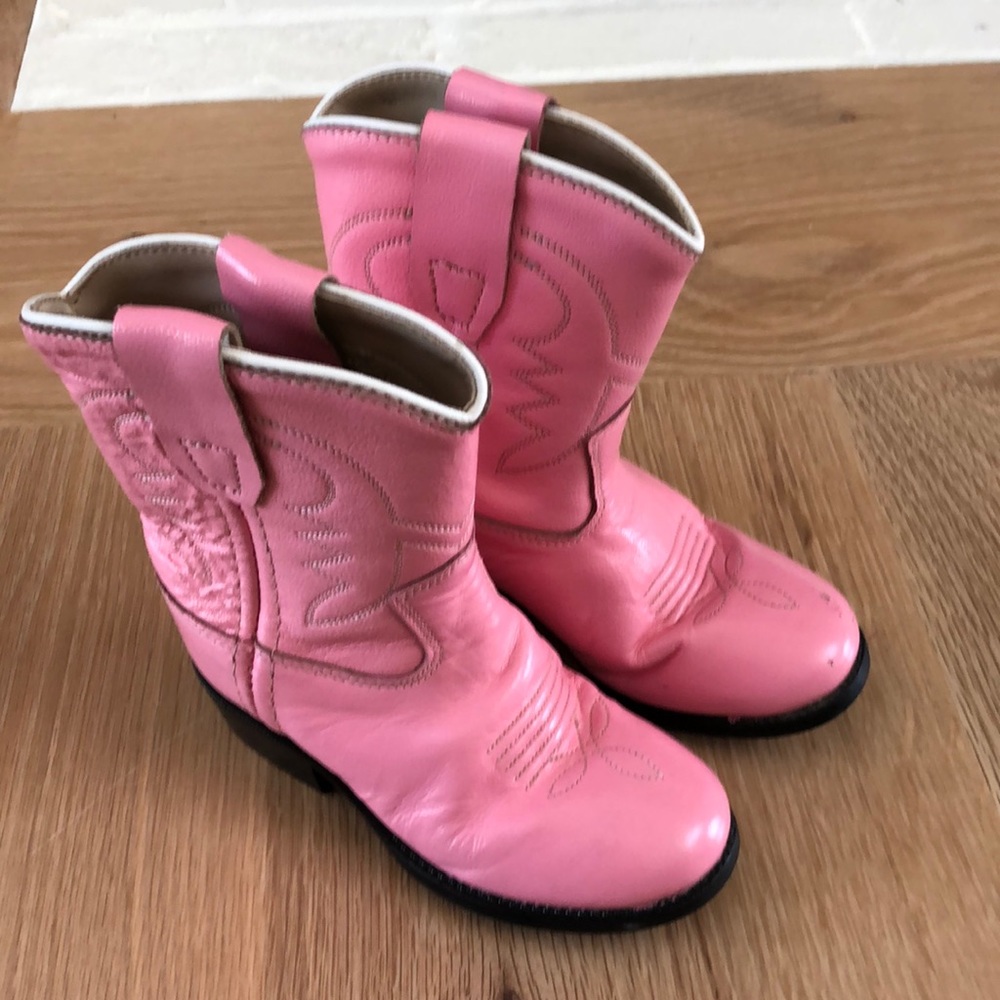 Pink toddler cowgirl boots